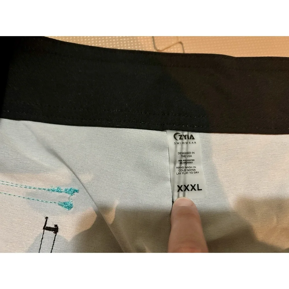 Zyia Active‎ Men's Swim Trunks Size XXXL